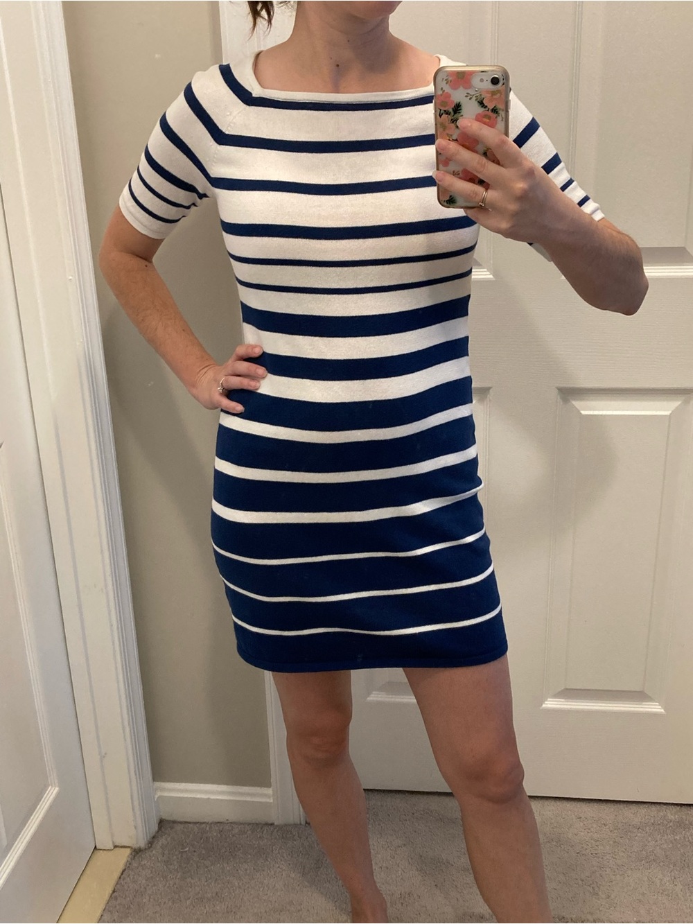 Trina by Trina Turk 100% Cotton Summer Sweater Dress